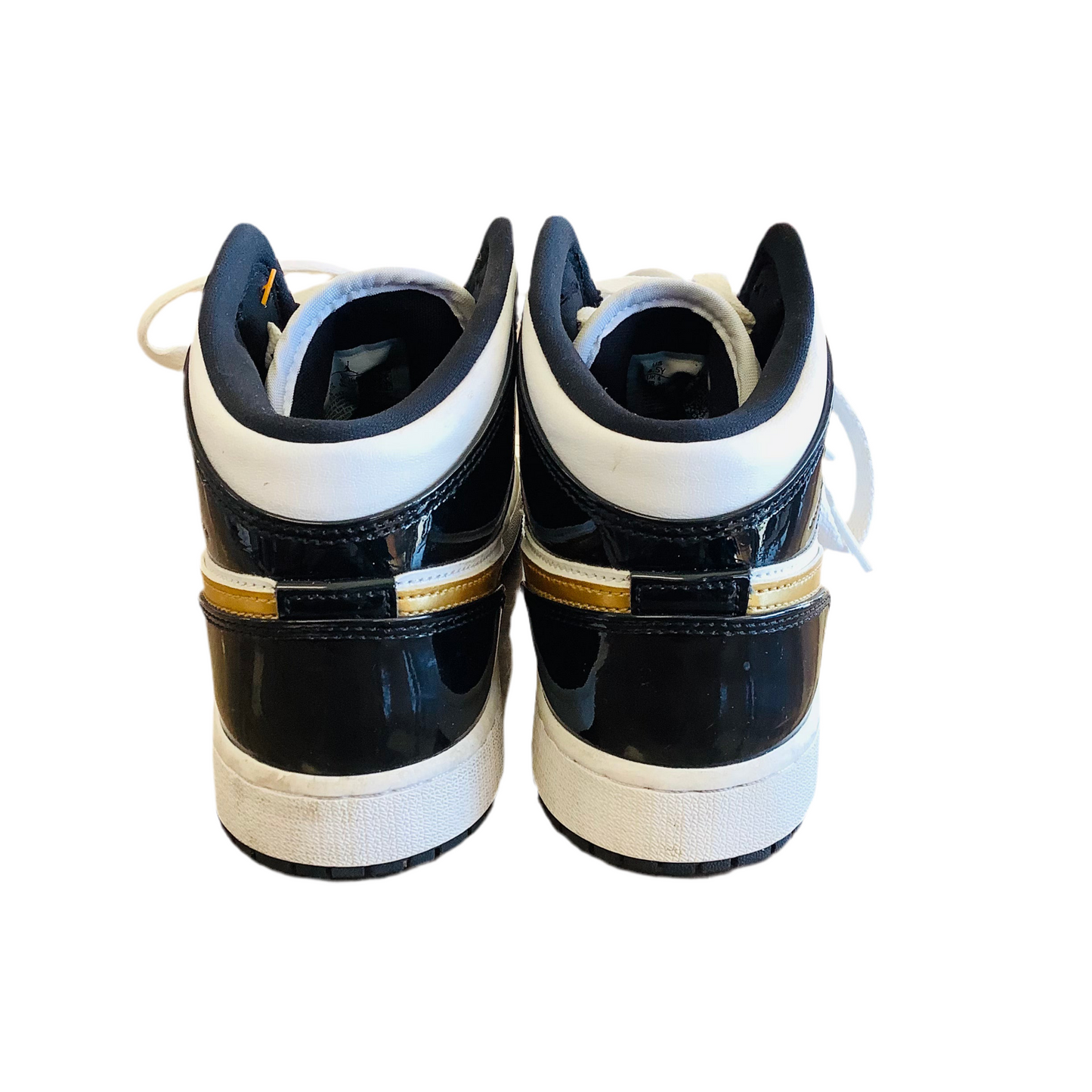 Kids Nike Air Jordan 4.5Y patent leather sneakers