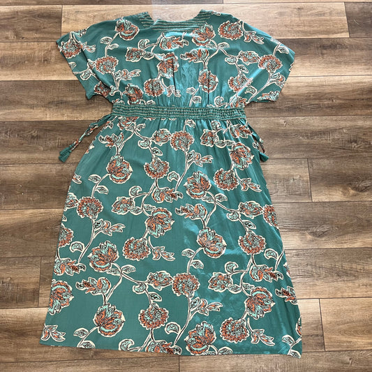 2X Green Knox Rose Maxi Dress New w/Tags!