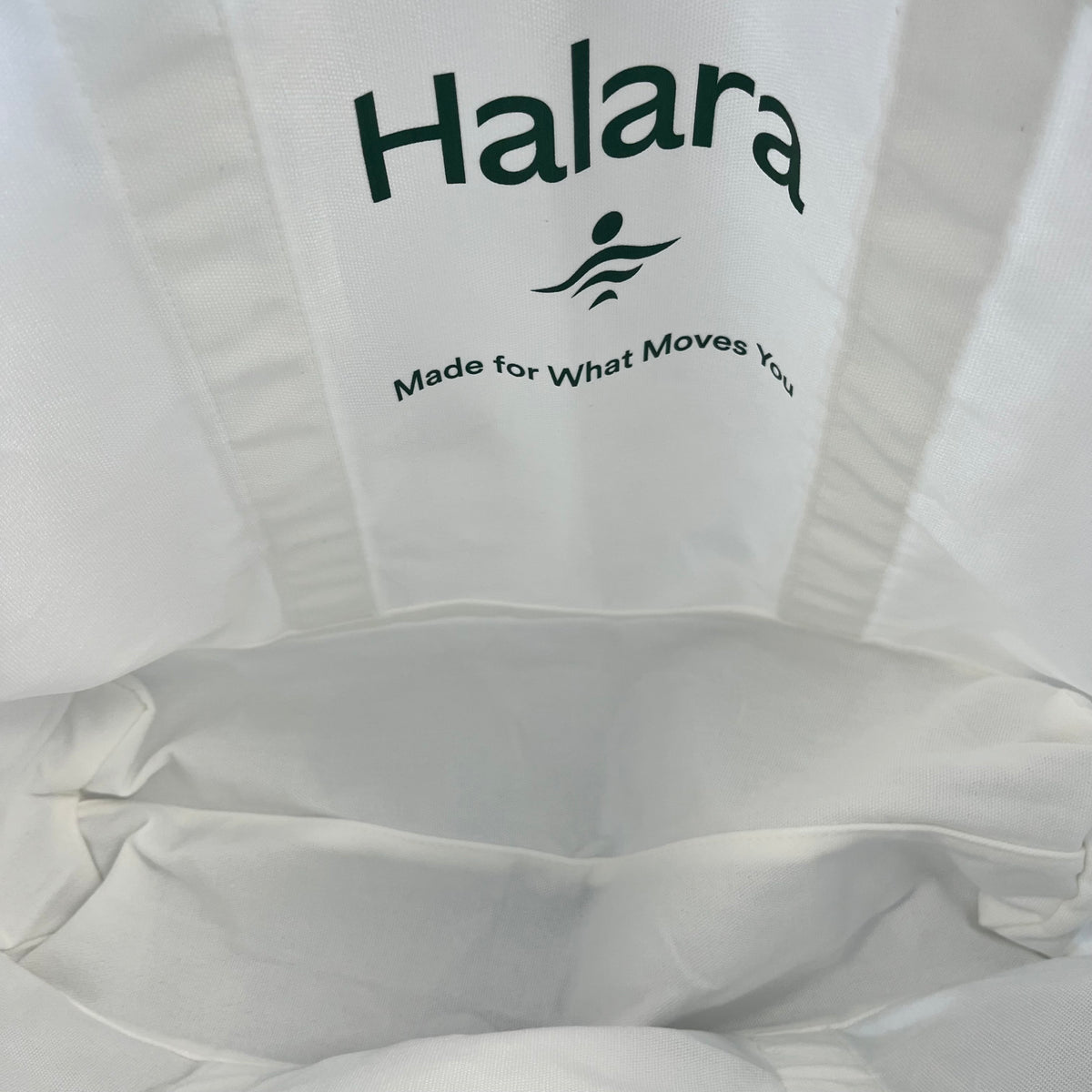 White Halara Tote Bag