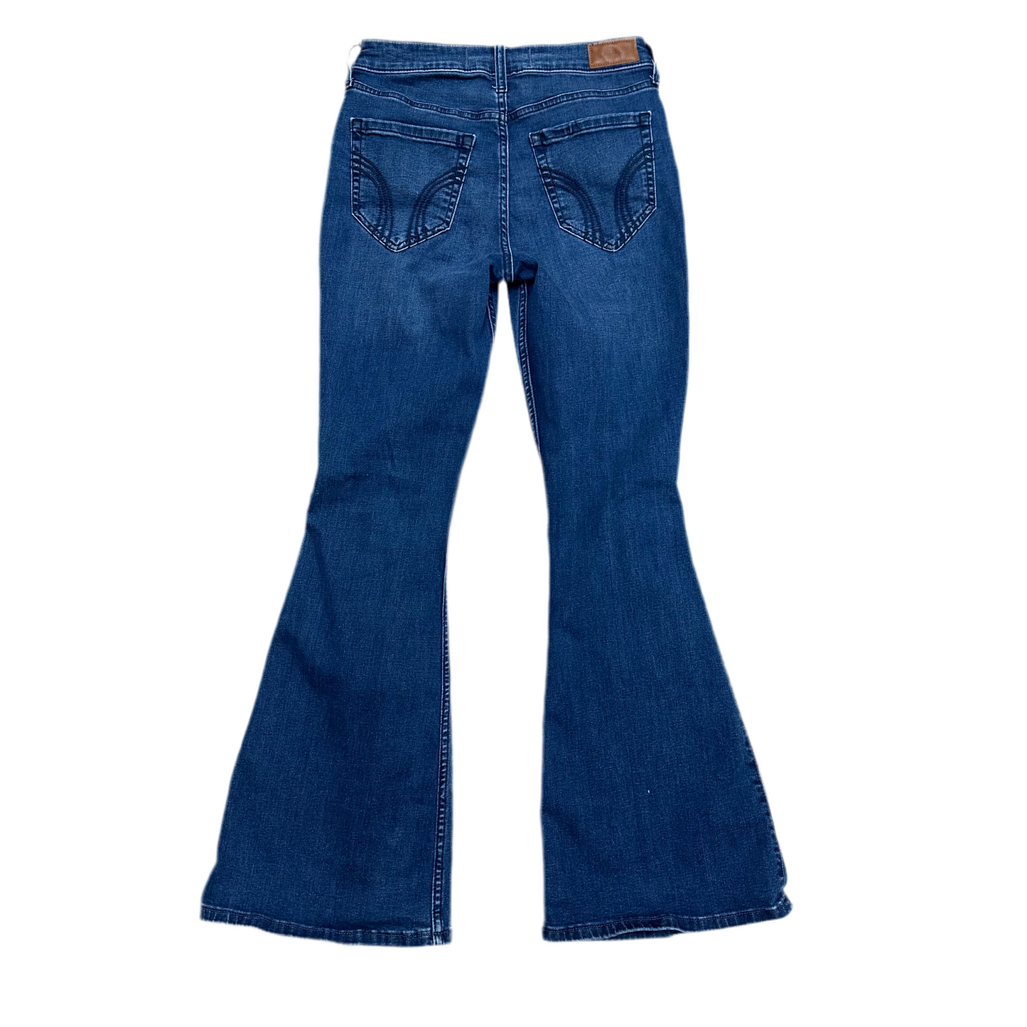 Hollister 6 Distressed High Rise Flare Jeans
