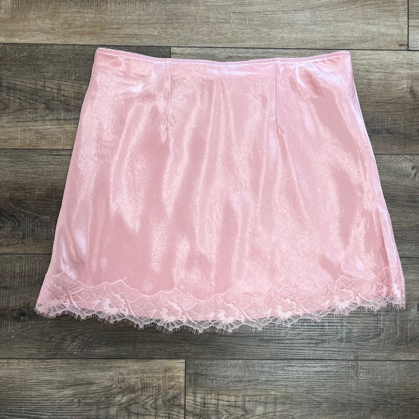 Large Pink Express Satin Skirt New w/Tags!