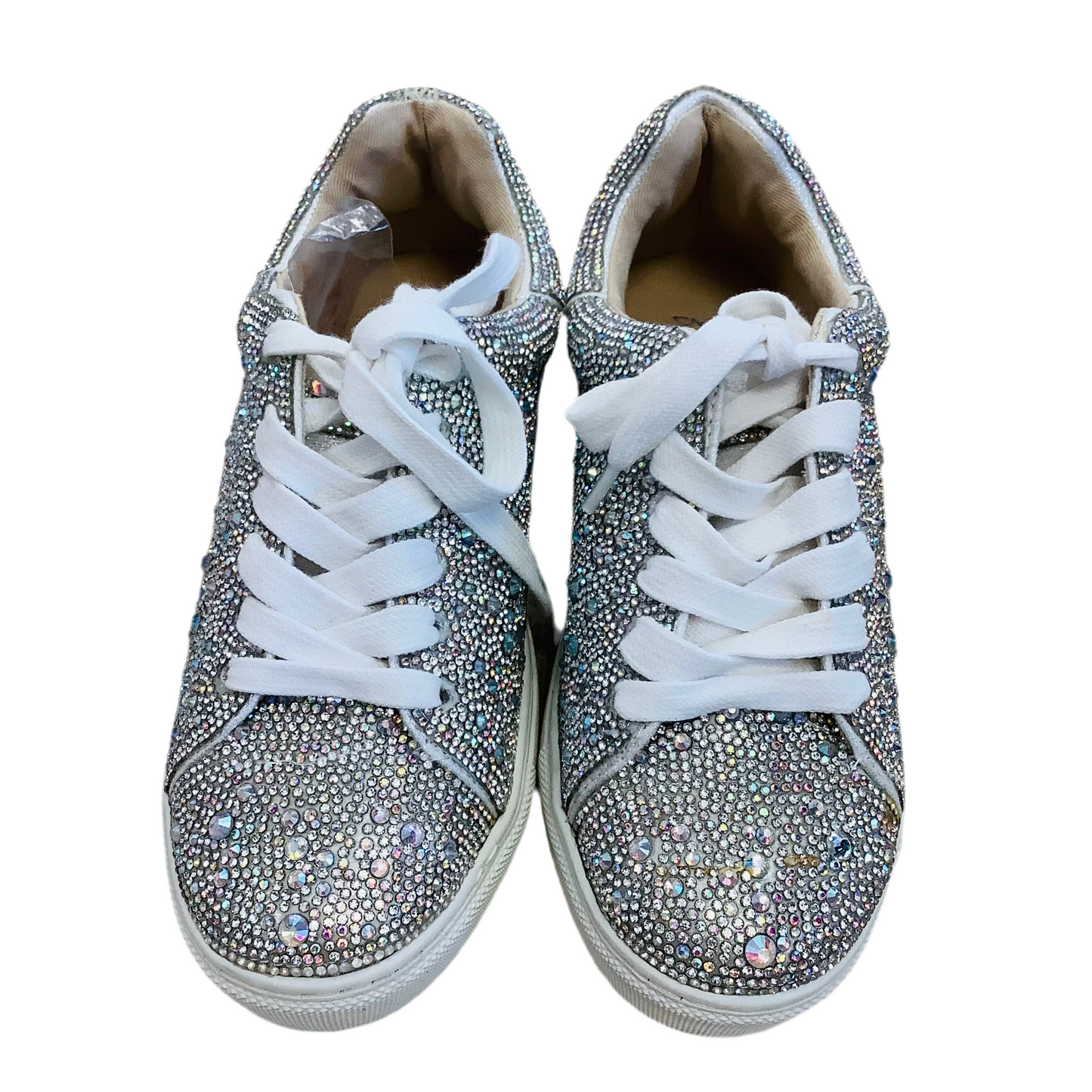 Betsey Johnson Sidney size 4 jeweled sneakers