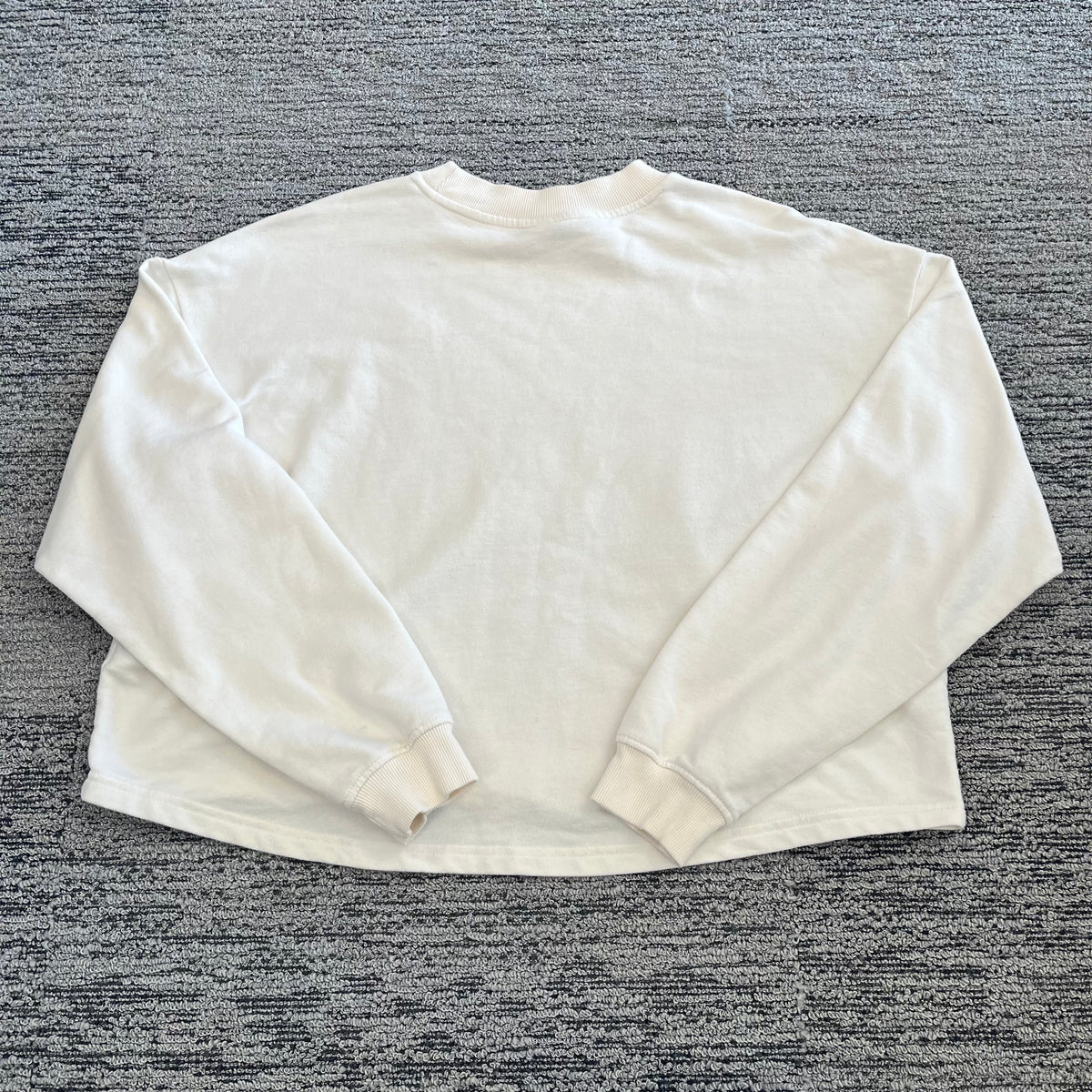 Large White North Face Sweatshirt