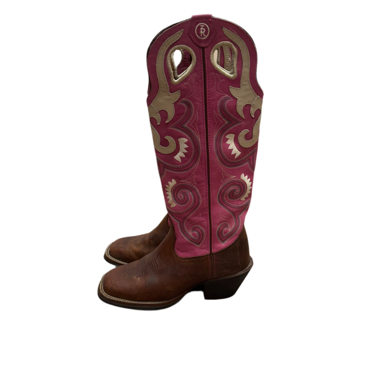 Tony Lama Pink Boots Size 7