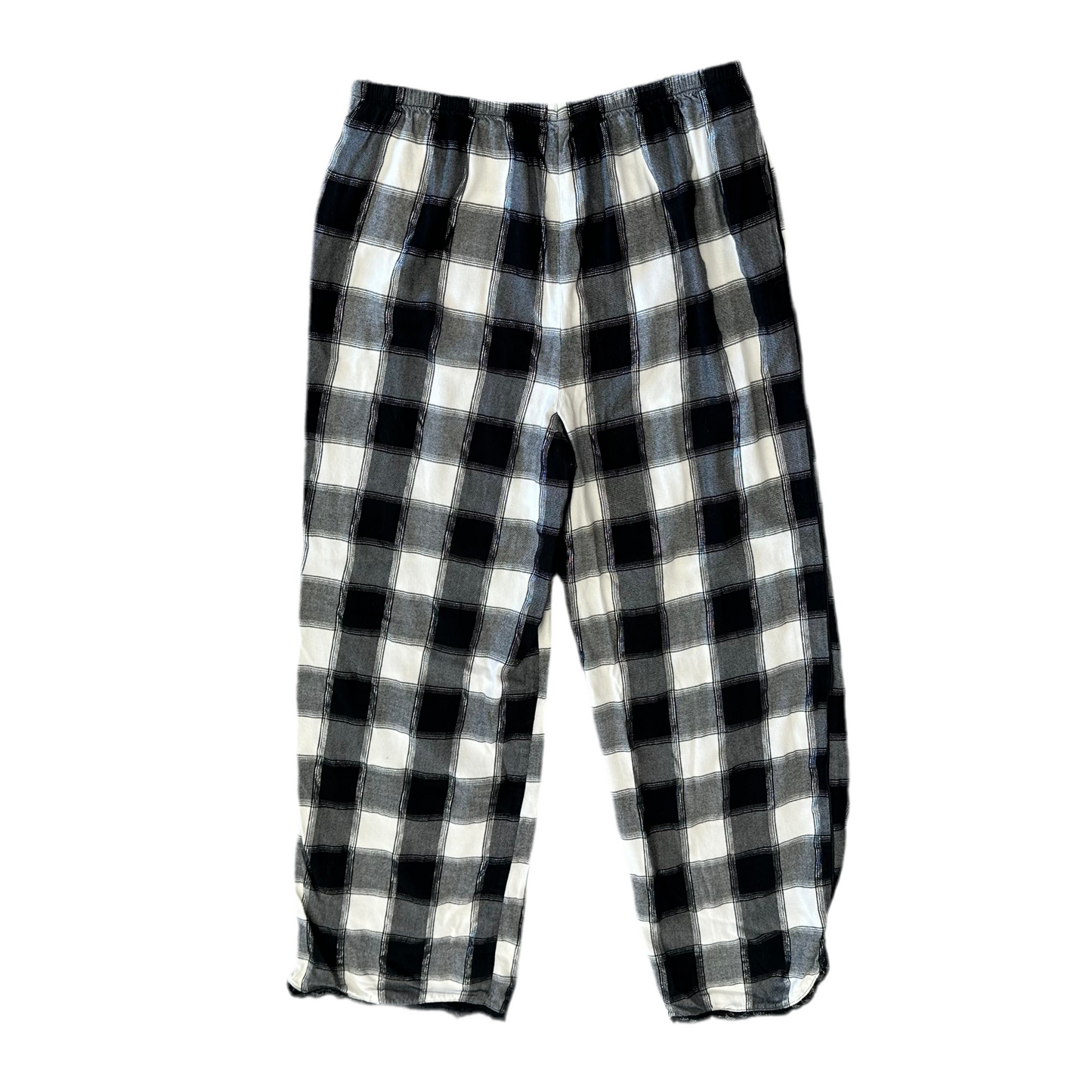 Victoria Secret M Black/White Plaid Pants