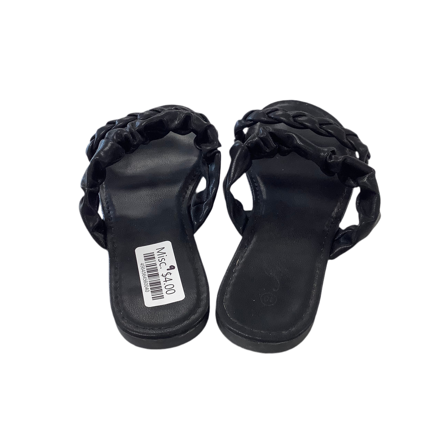 Black Sandals-Size 9