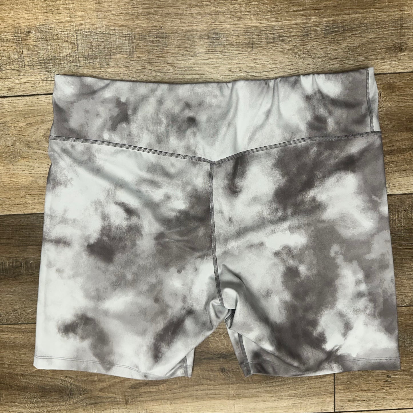 Nike 2X Grey Tye-Dye Biker Shorts