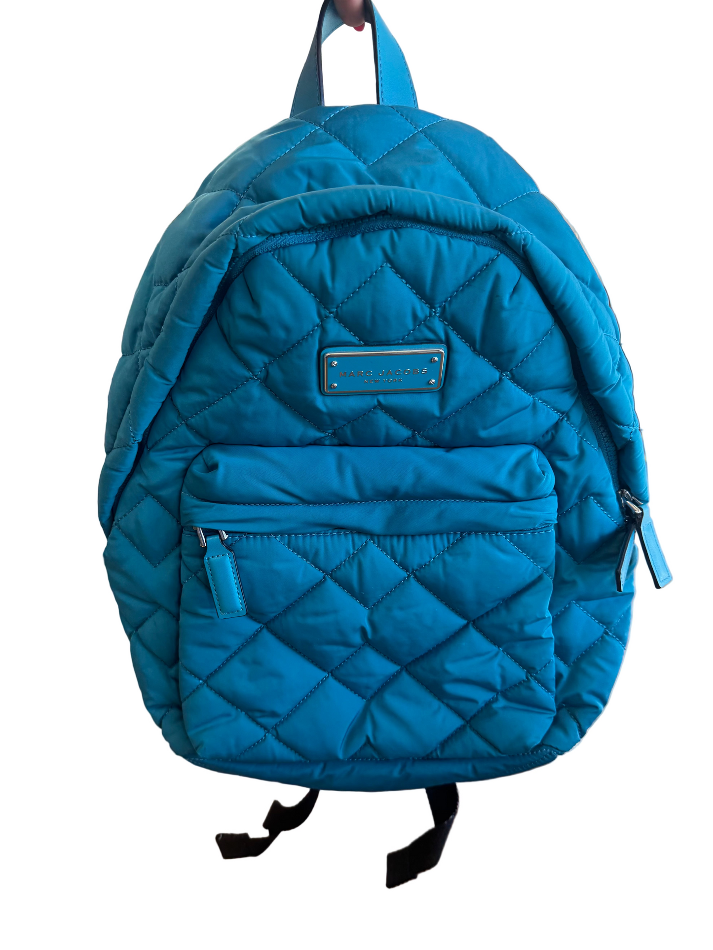 MarcJacobs Teal Puffy Backpack