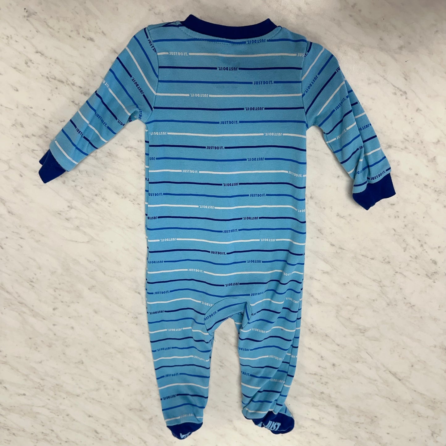 Baby Nike 3M Blue Stripped Sleeper