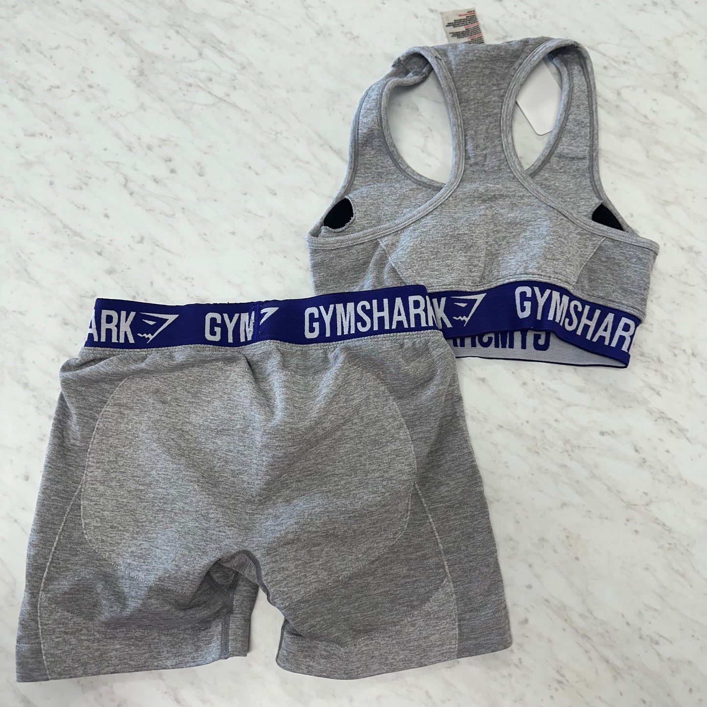 GymShark S Grey/Purple Active Set