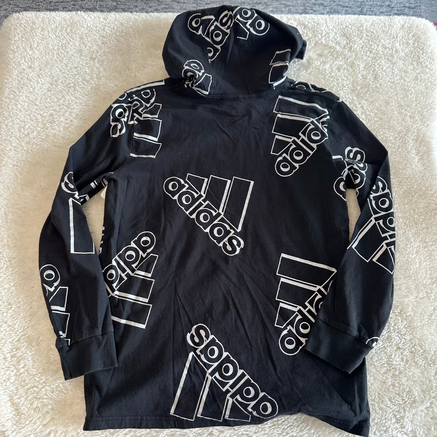 Kids Adidas M(10/12) Black/Grey Top