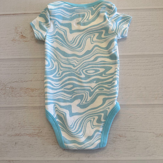 Baby Boy Nike 0-6M Blue Onesie