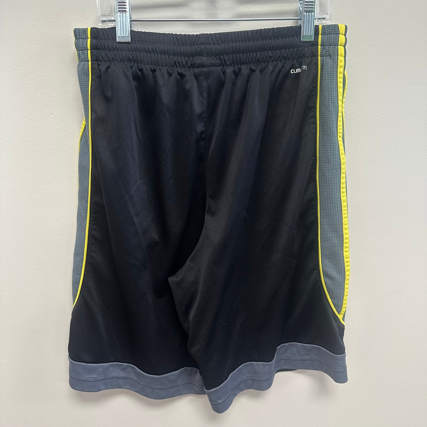Kids Adidas 16 Black/Yellow/Grey Shorts