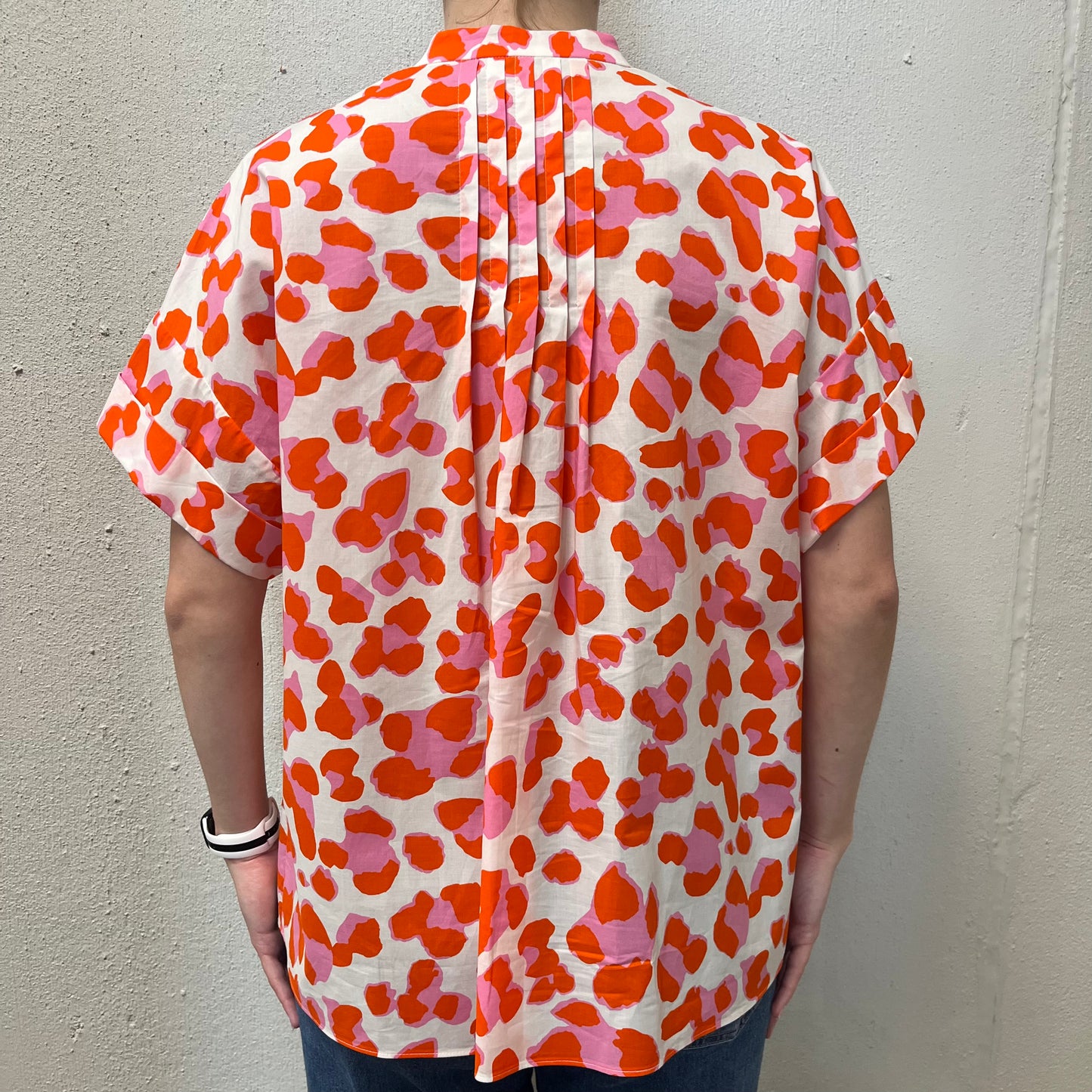 Diane Van Furstenberg M Cheetah Print Top