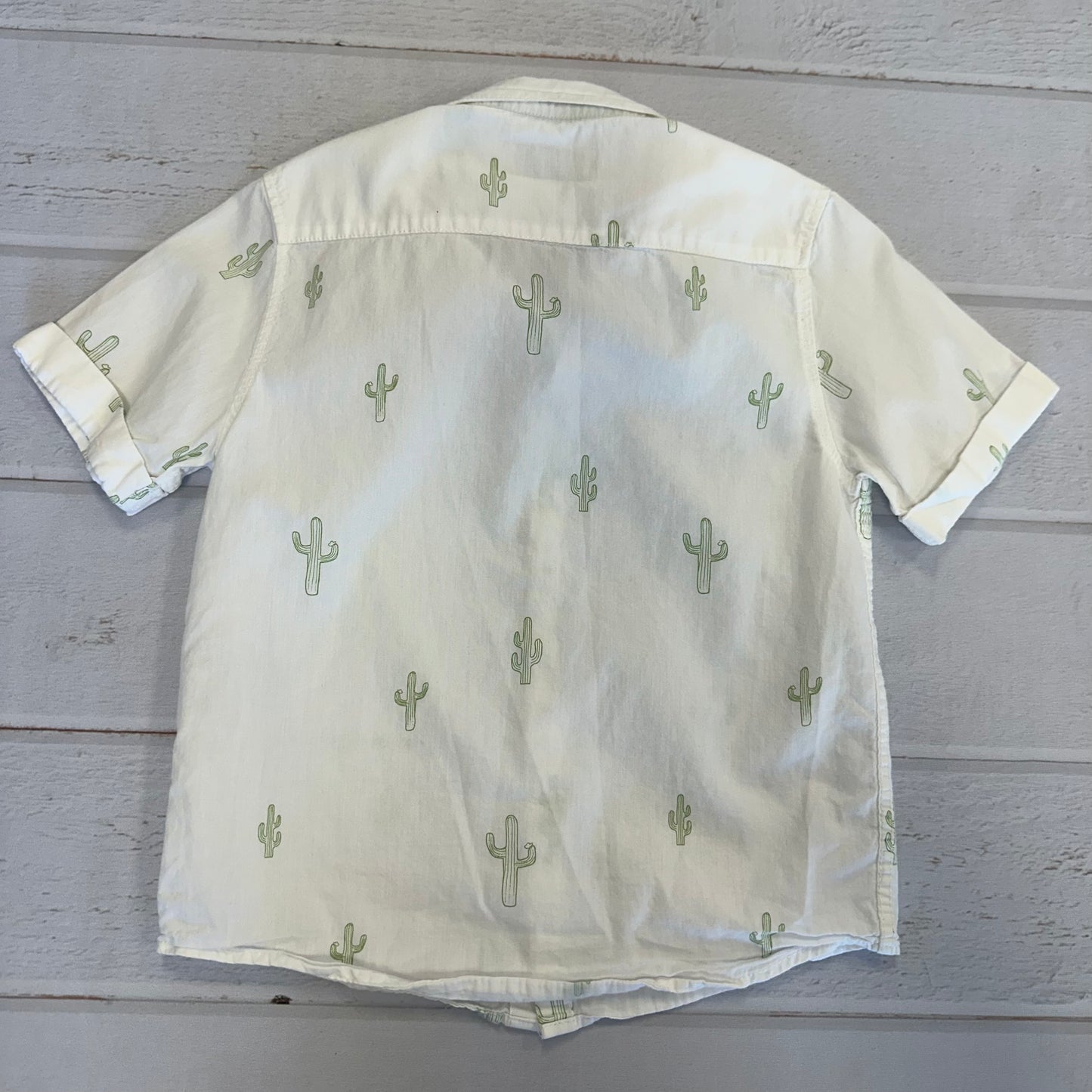 Boys Zara 7 Cactus Buttoned Up Shirt