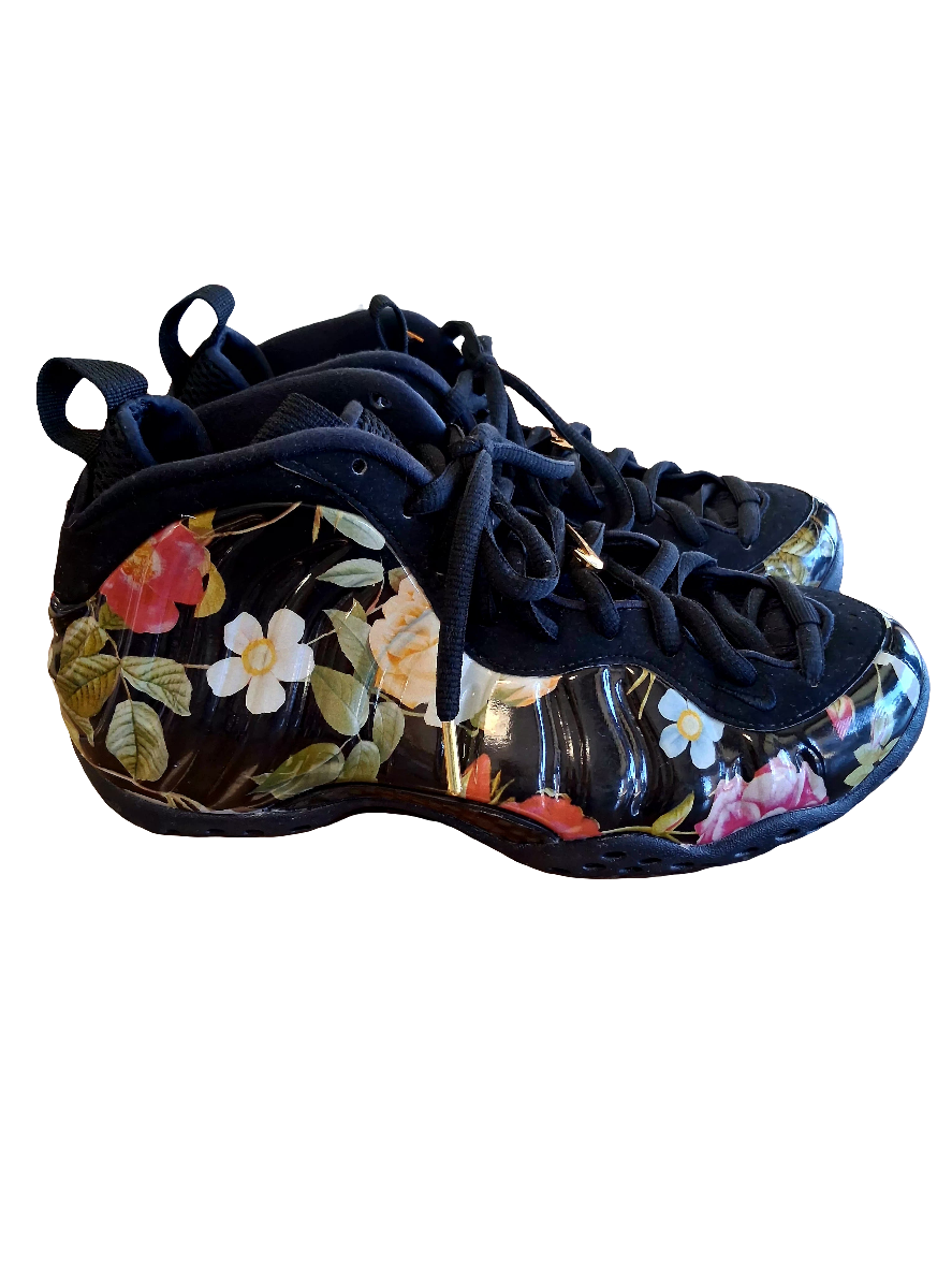 Nike Air Foamposite size 8.5 Womens' One Floral sneaker