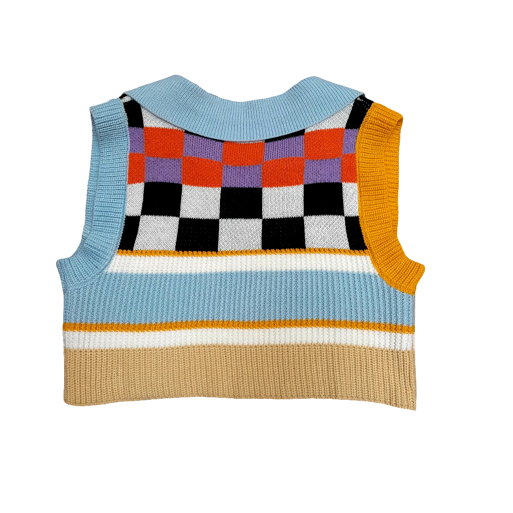 Cider small cropped sweater vest