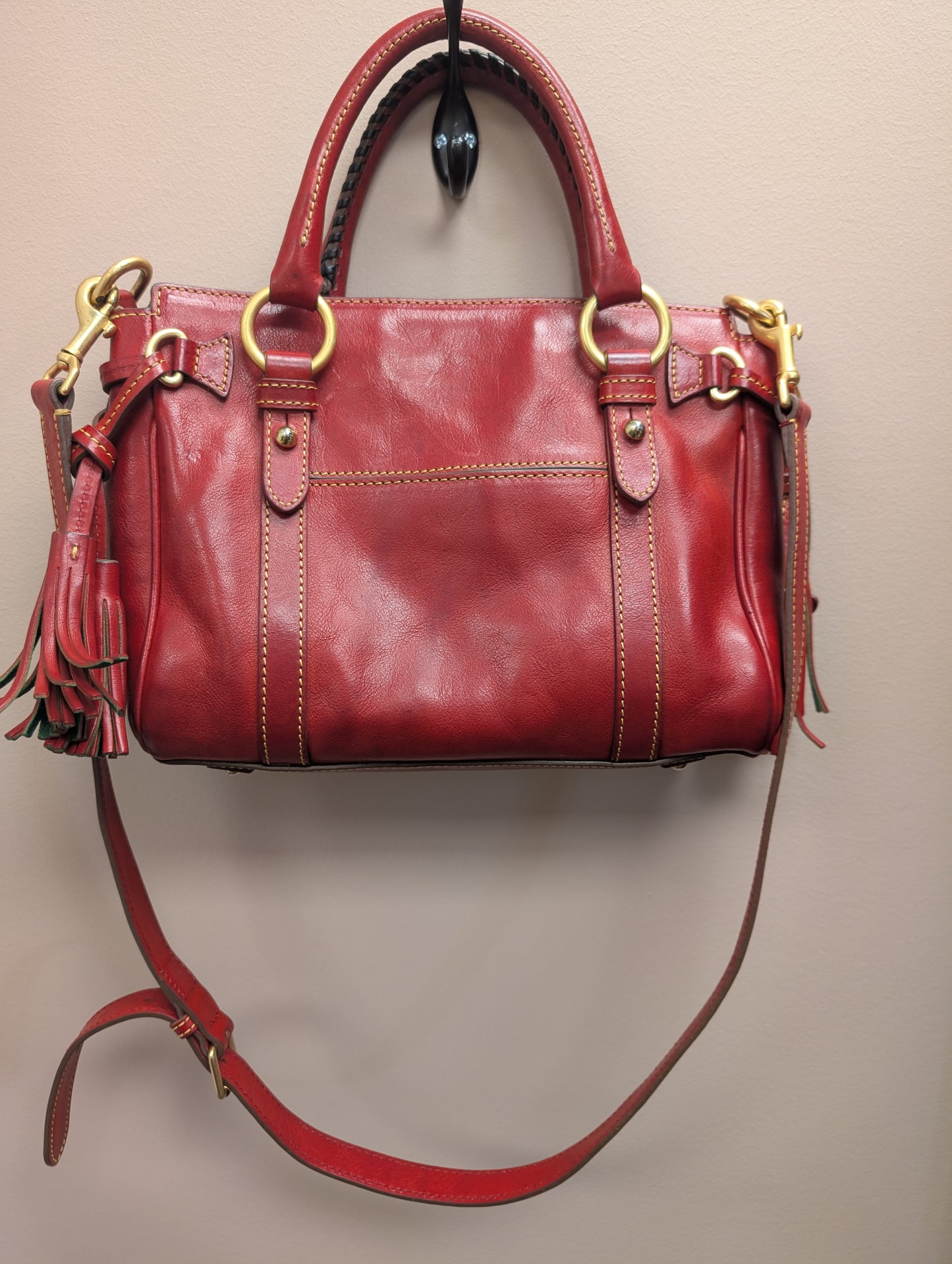 Dooney & Bourke Red Leather Bag