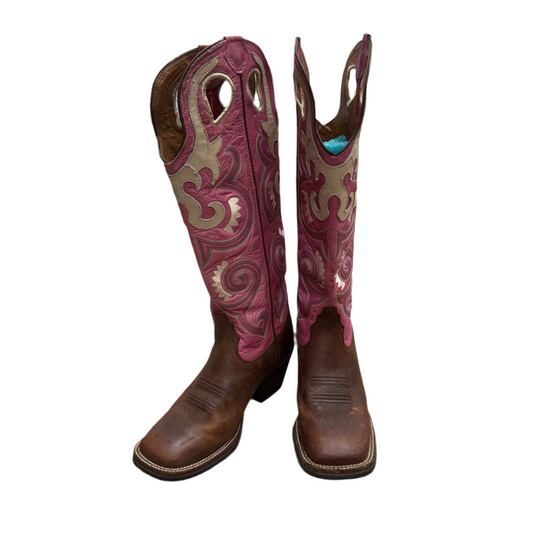 Tony Lama Pink Boots Size 7