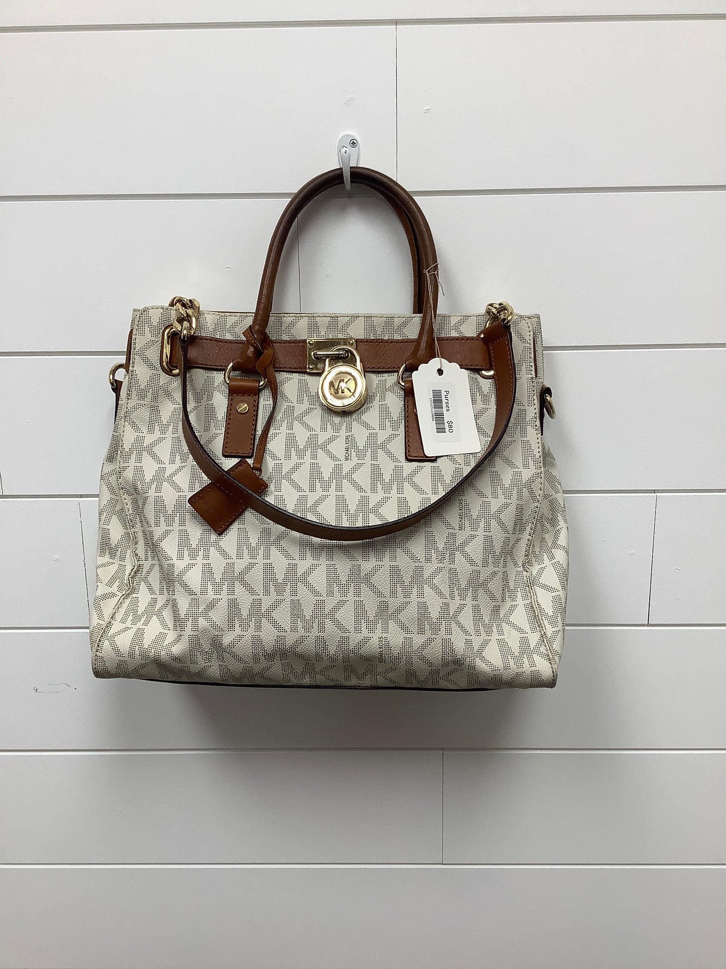 Michael Kors Vanilla Hamilton Bag