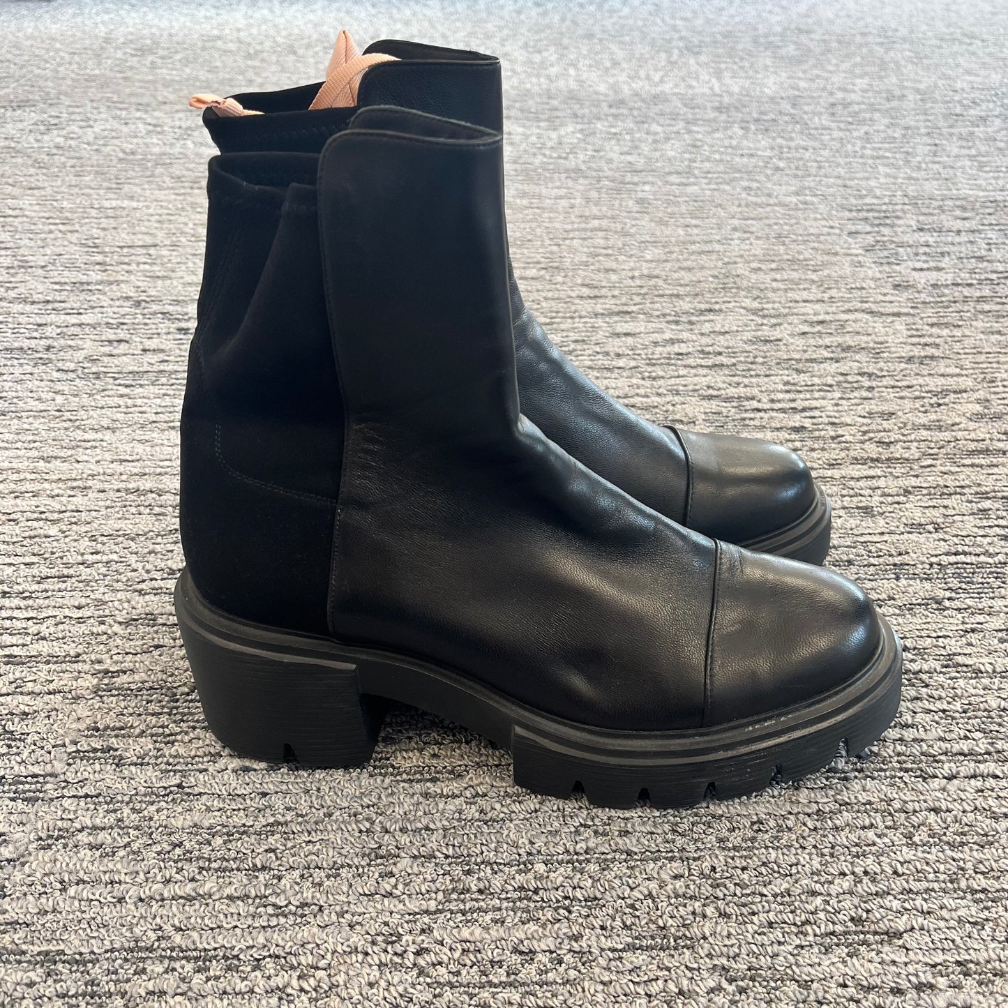 Size 9.5 Black Stuart Weitzman Soho Booties Like New!