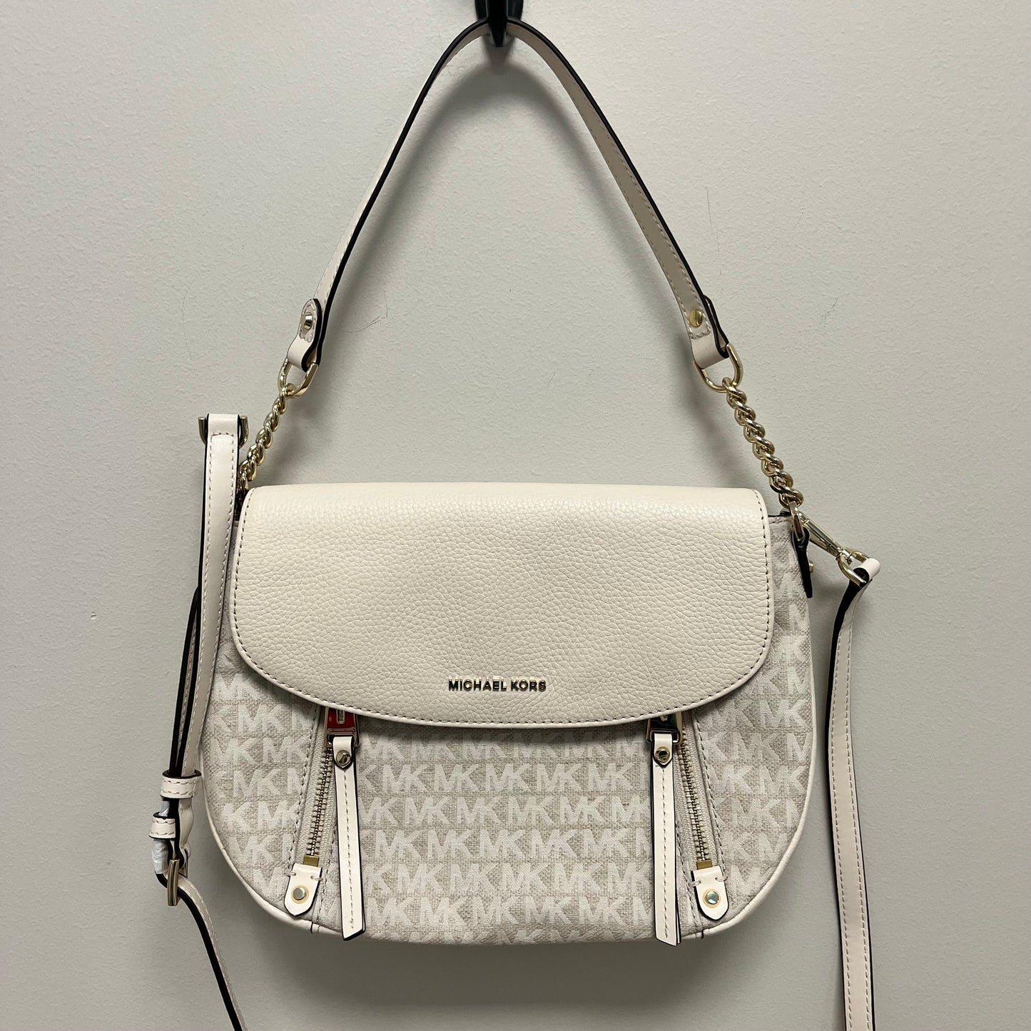 White Michael Kors Crossbody Purse