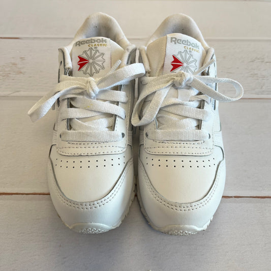 Girls Size 12.5 White Reeboks