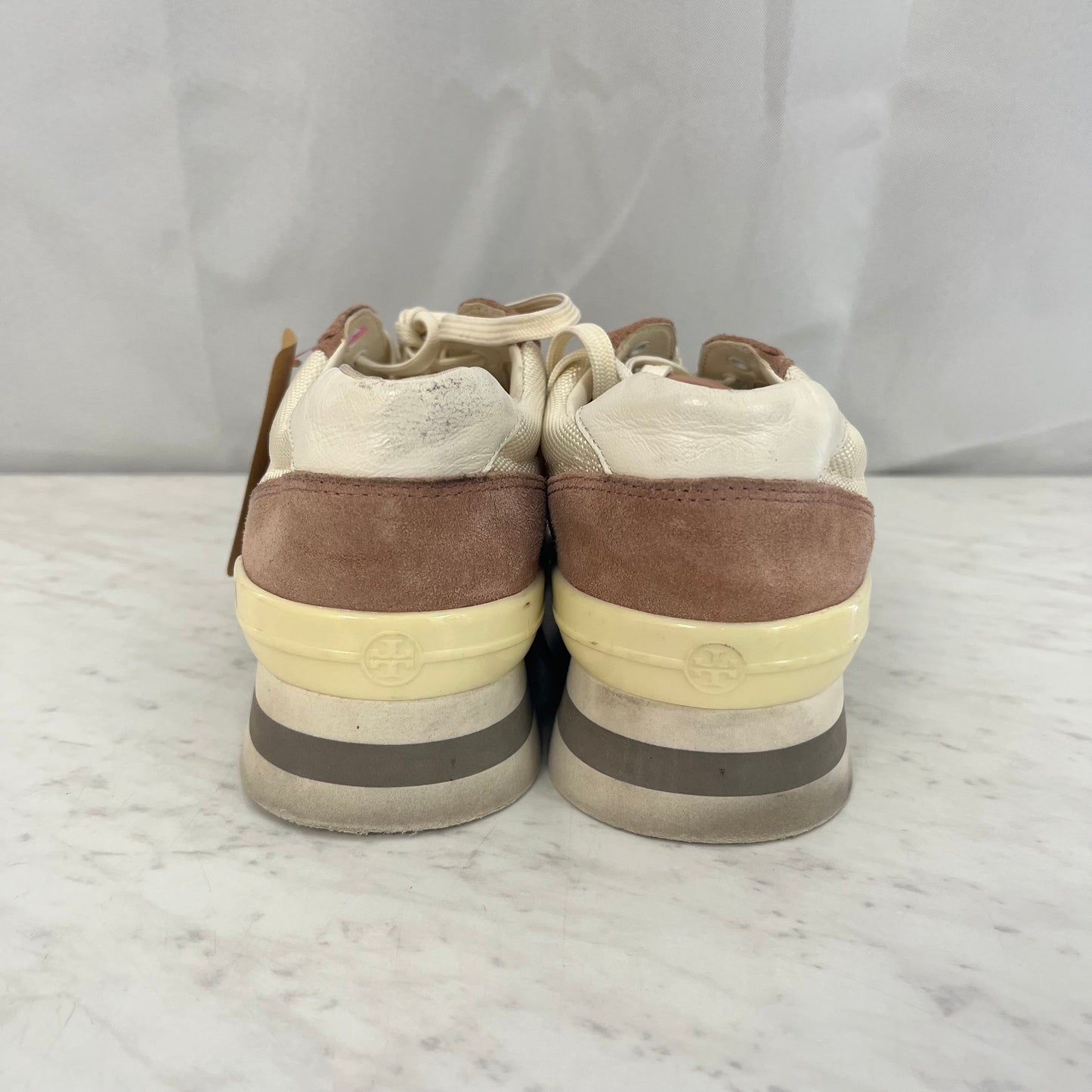Size 9 Pink & White Tory Burch Shoes