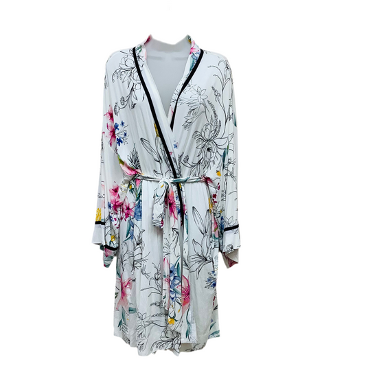 Soma XXL Cool nights floral print short robe
