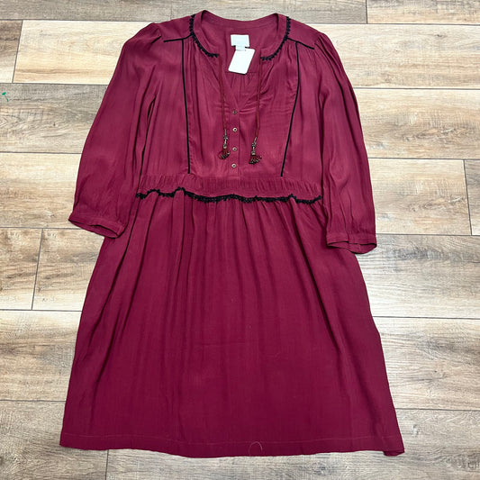 Large Burgundy Maeve Dress