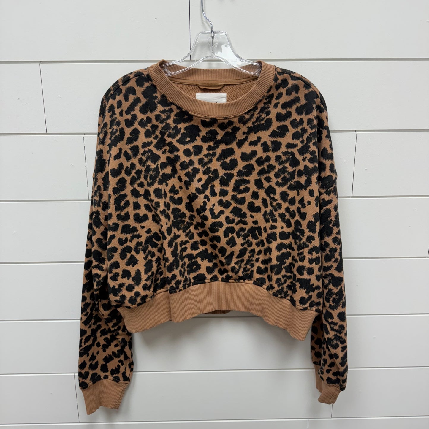 Aerie NWT Cheetah Oversized Sweatshirt XS