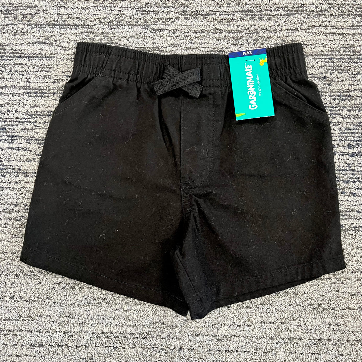 Boys 24M Garanimals Black Shorts