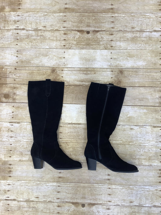 Black tall boots