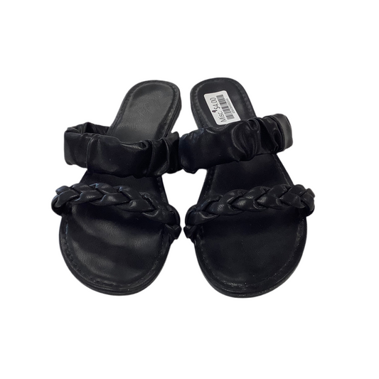 Black Sandals-Size 9