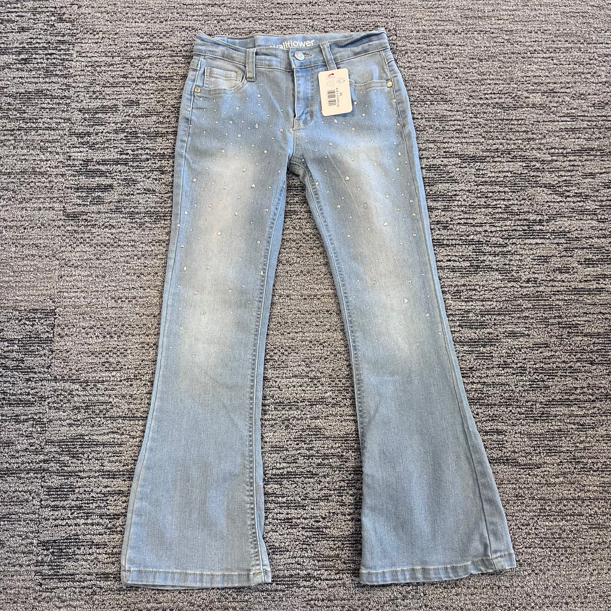 Girls Size 10 Wallflower Rhinestone Jeans
