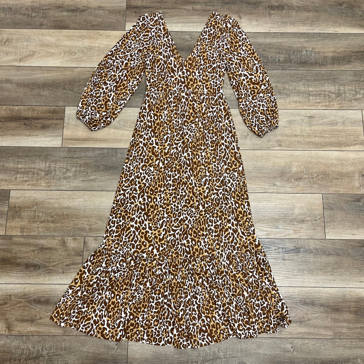 Size 2 Lilly Pulitzer Ivette Leopard Print Maxi Dress