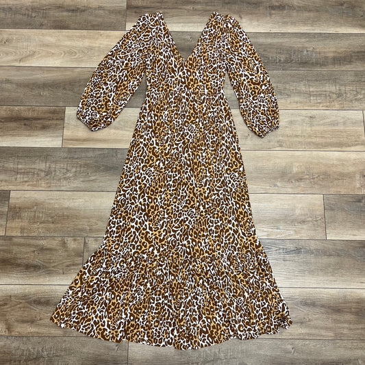 Size 2 Lilly Pulitzer Ivette Leopard Print Maxi Dress