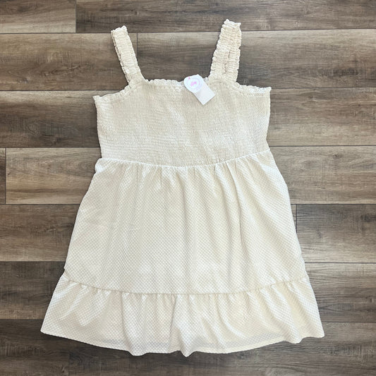 3X Off-White Boutique Smocked Mini Dress New w/Tags!