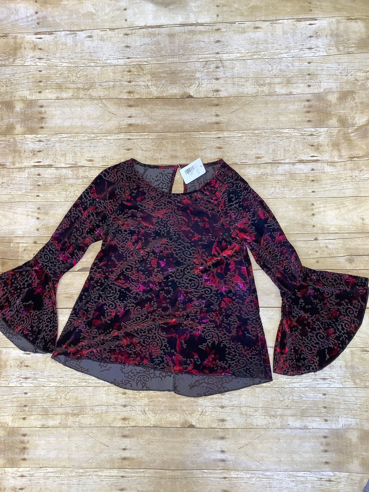 Red and black shirt