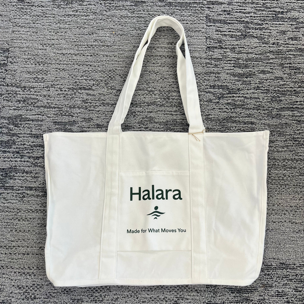 White Halara Tote Bag