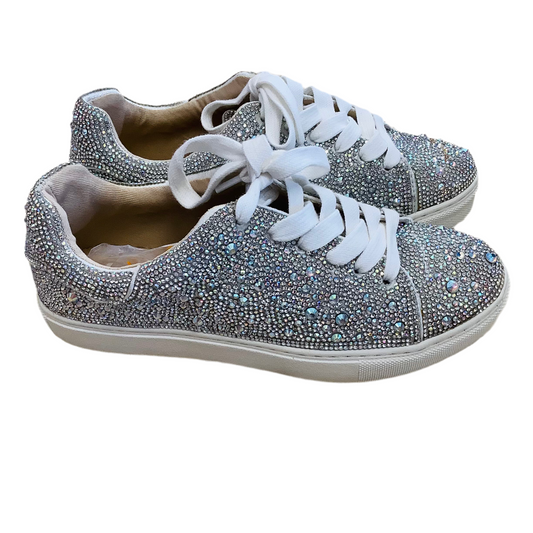 Betsey Johnson Sidney size 4 jeweled sneakers