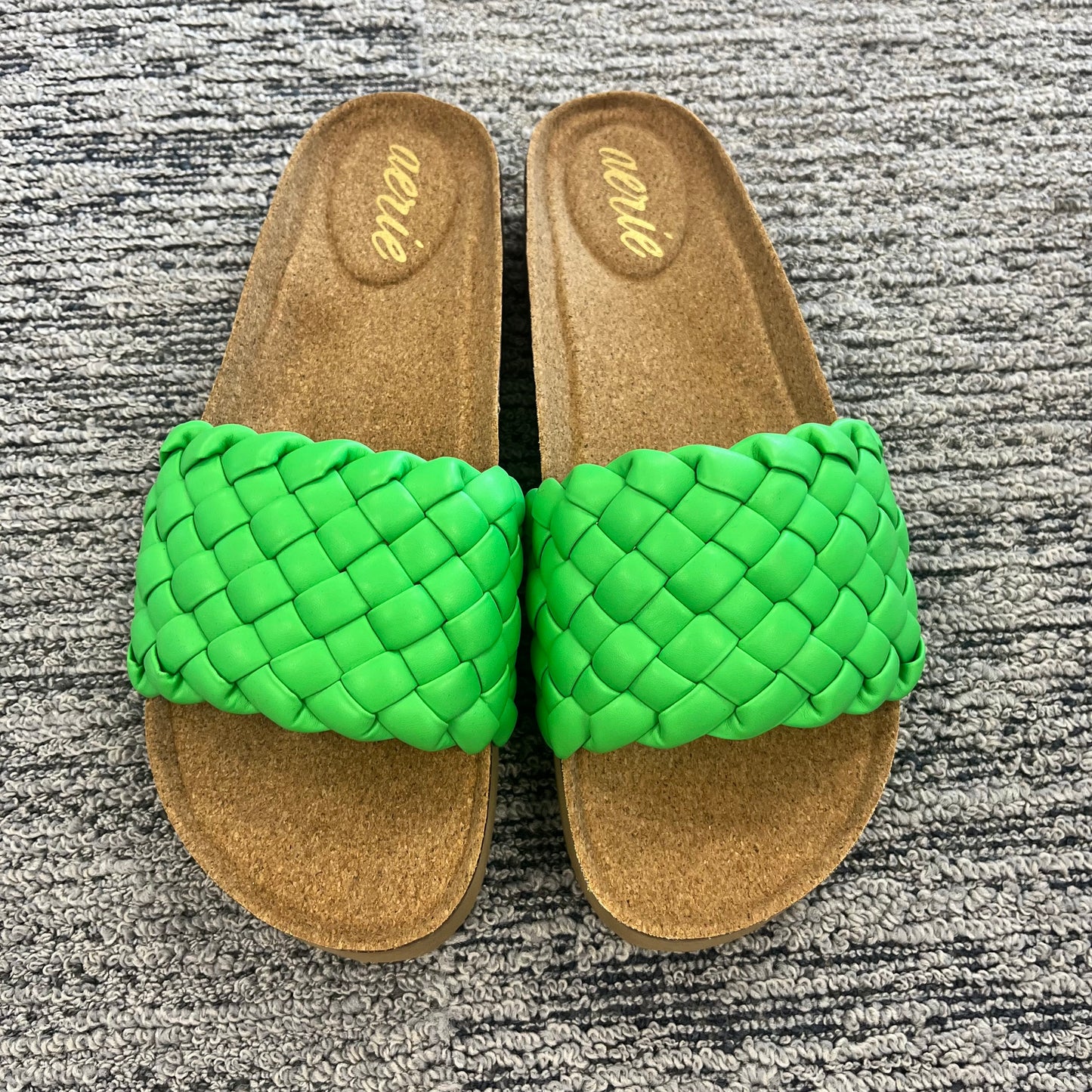 Size 9 Green Aerie Sandals
