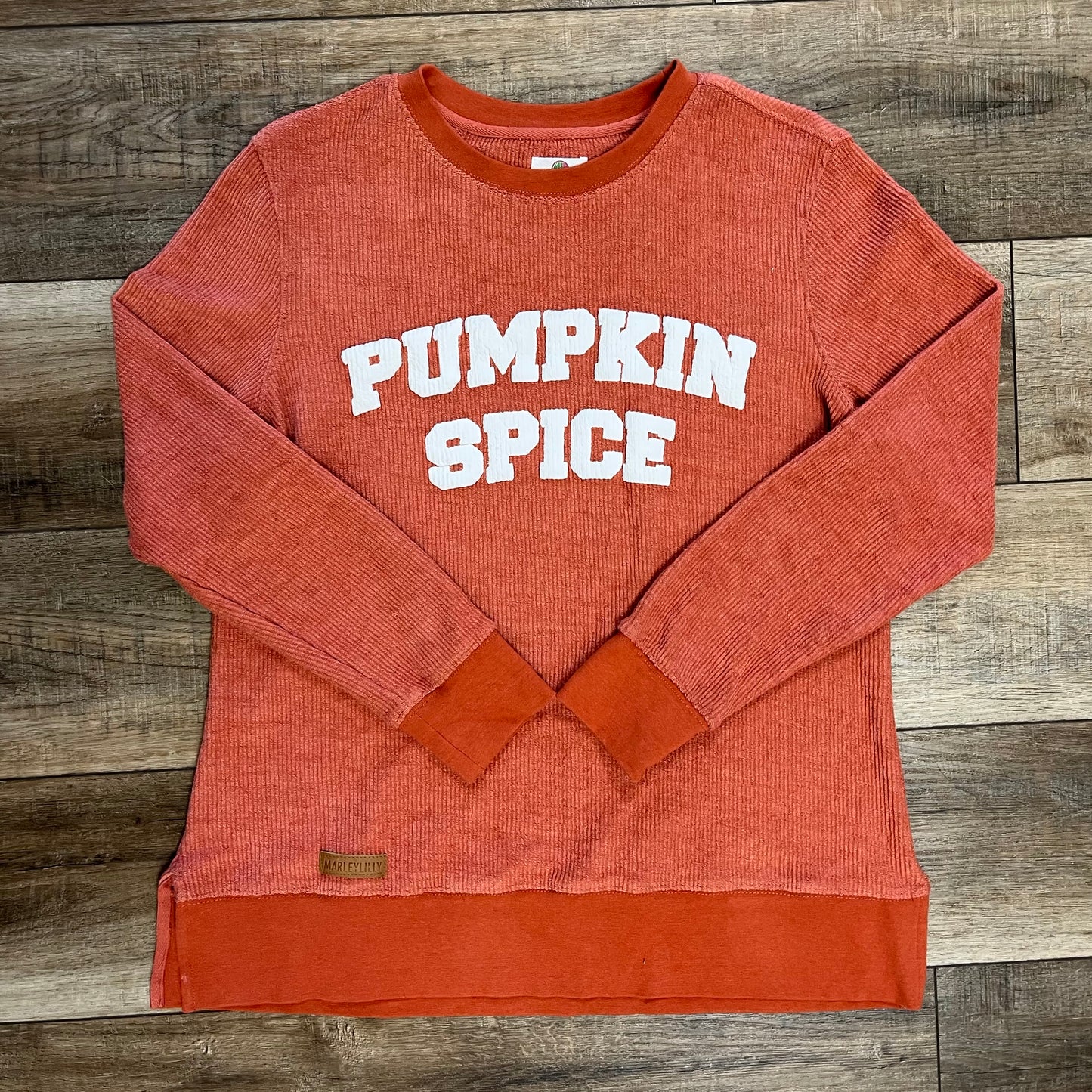 Small MarleyLilly Pumpkin Spice Shirt