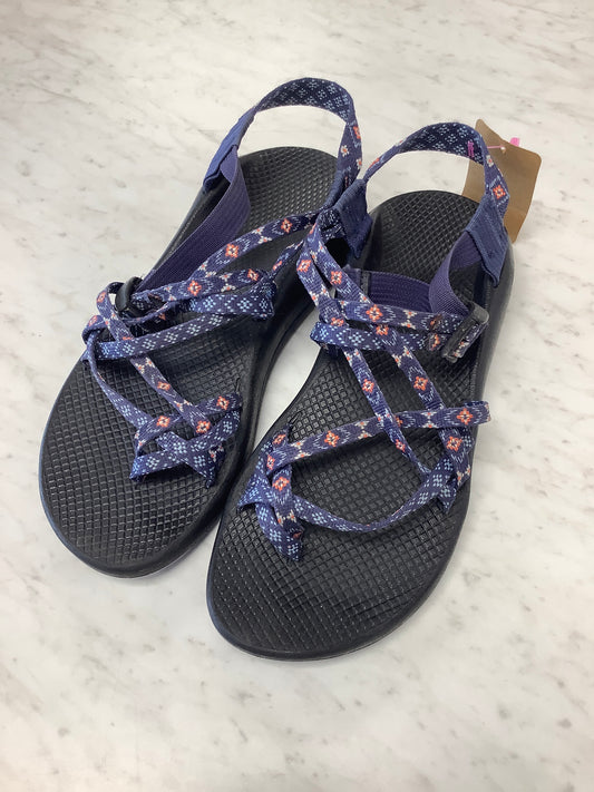 CHACO ZX2 Womens Waterproof Sports Sandals Size 11 Toe Loop Multi-color Straps