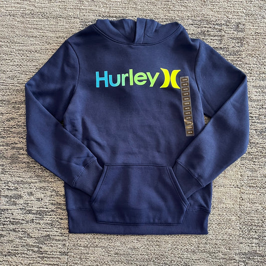 Size 14/16 Boys Blue Hurley Hoodie New!