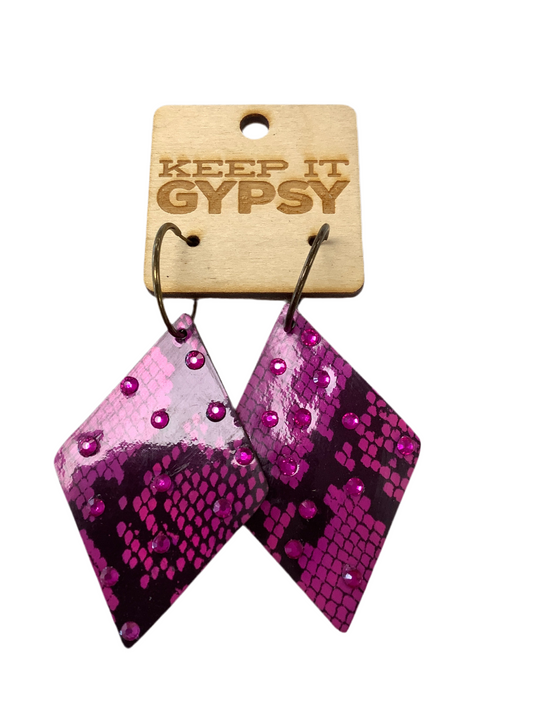 Keep it Gypsy geometric bling earrings