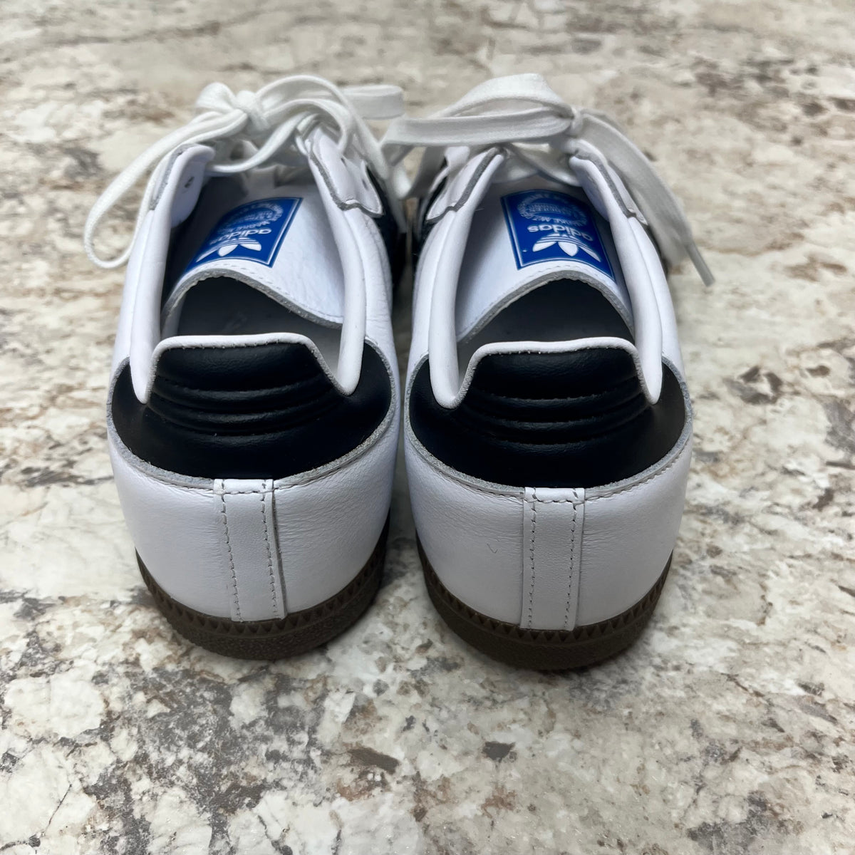 Size 8 White Adidas Sambas New in Box!