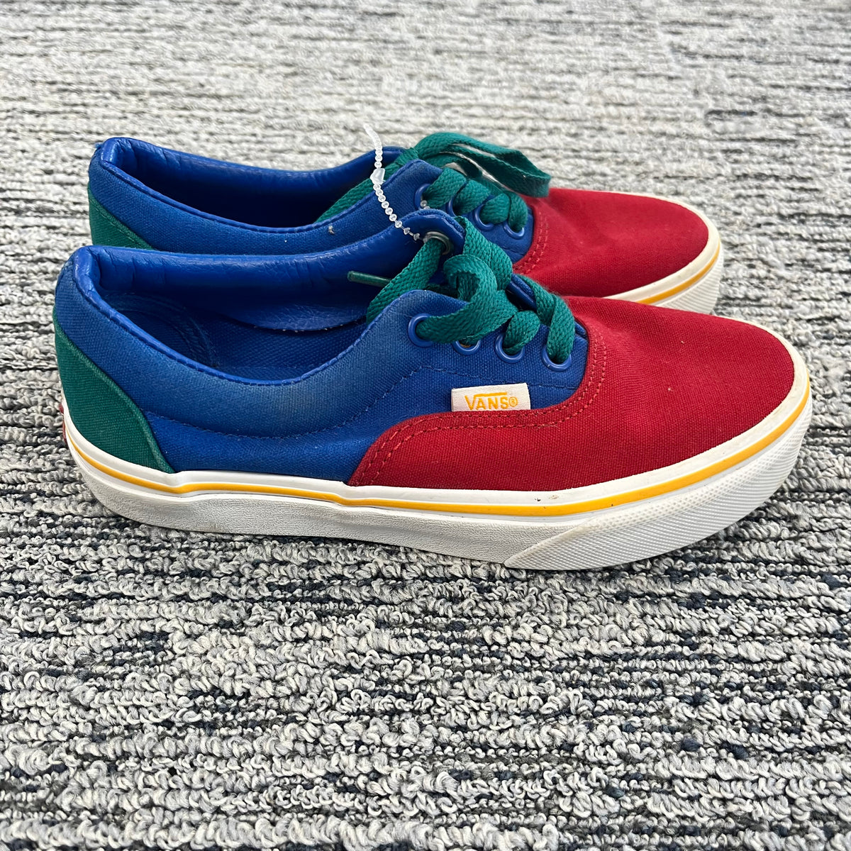 Size 1 Kid’s Colorblock Vans