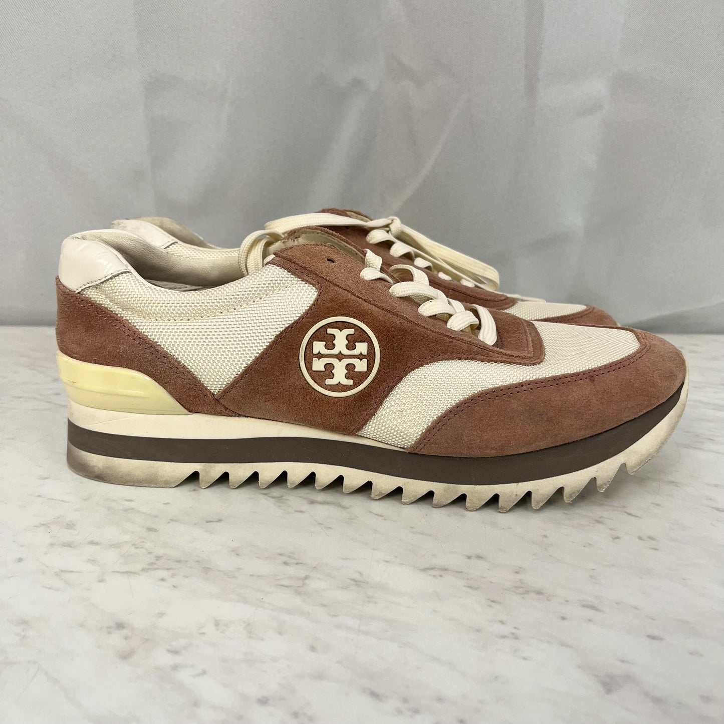 Size 9 Pink & White Tory Burch Shoes