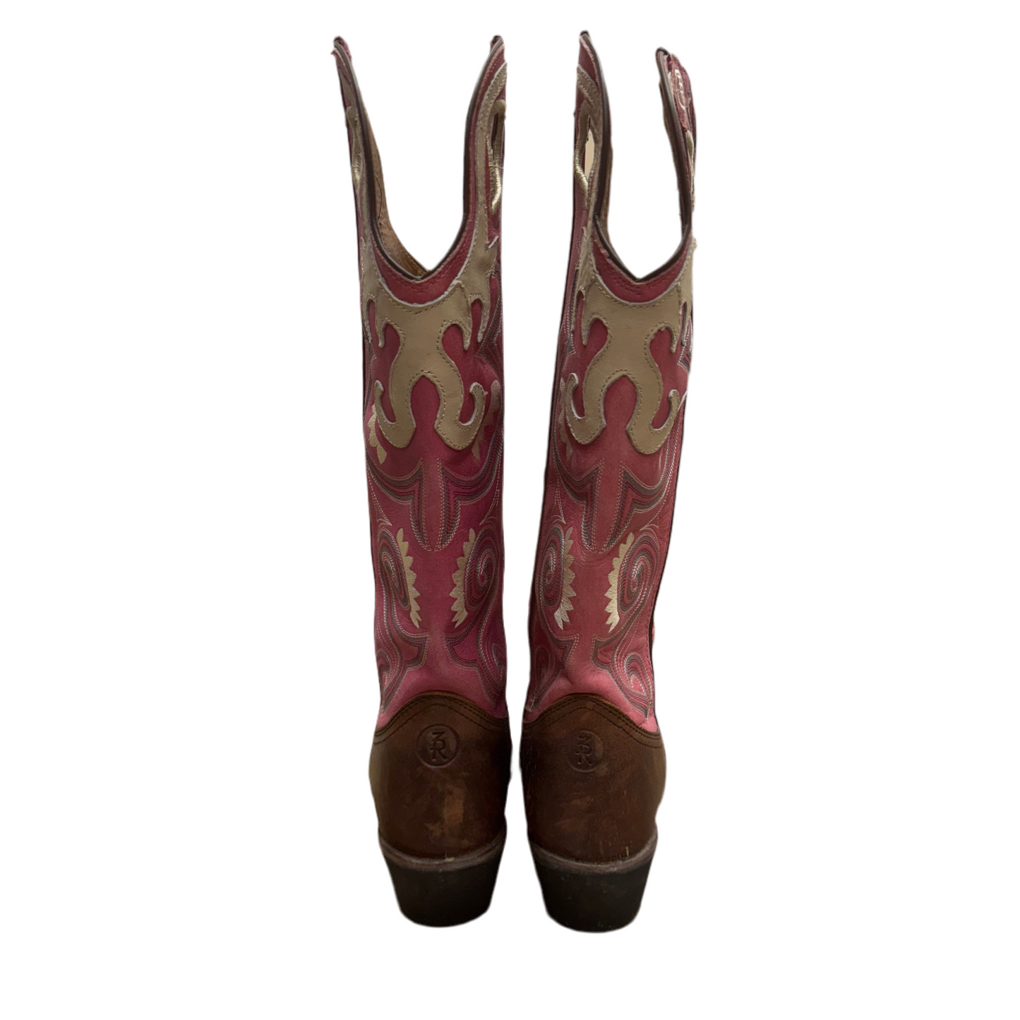 Tony Lama Pink Boots Size 7